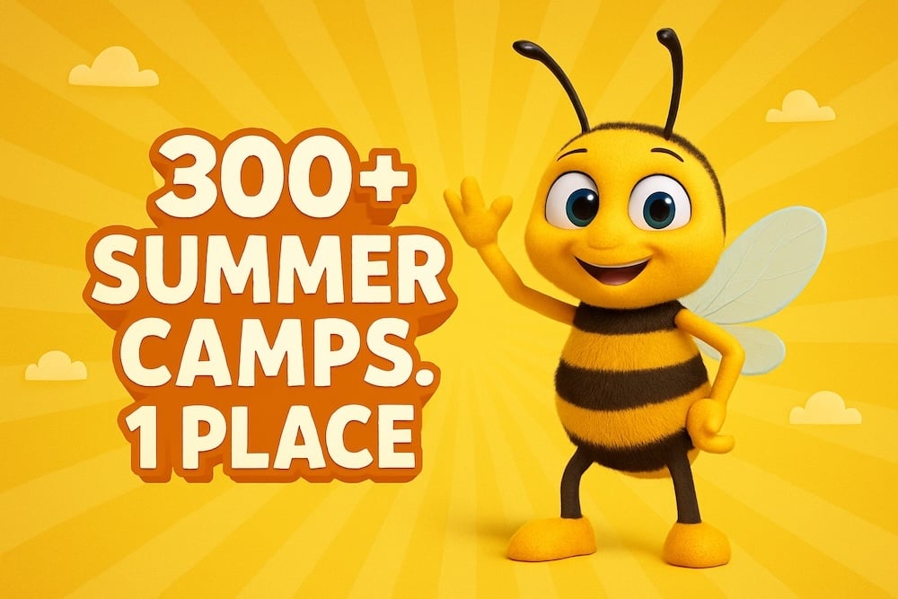 Beebuddy summer camp may banner