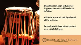 Bhaatkhande Sangit Vidyalaya - Tabla Classes