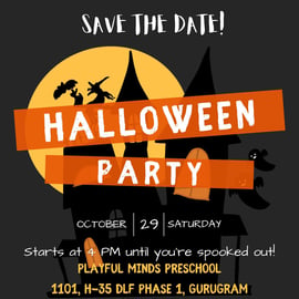 Playfull Minds Preschool - Halloween Party