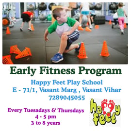 Happy Feet Play School - Early Fitness Program