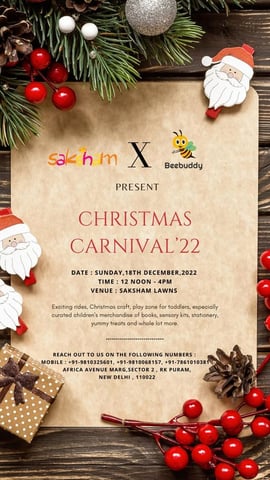 Saksham X Beebuddy - Christmas Carnival 22