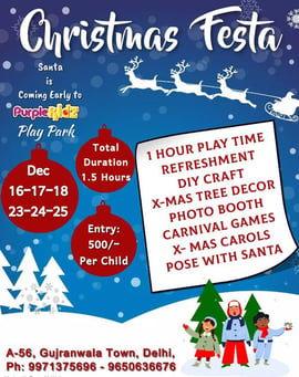 Purple Kidz Play Park - Christmas Festa