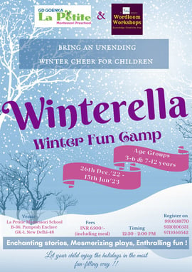 GD Goenka La Petite & Wordloom Worskhops - Winter Fun Camp