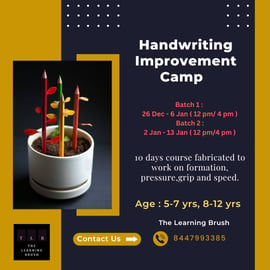 The Learning Brush - Handwriting Improvement Camp