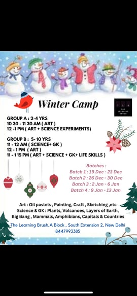 The Learning Brush -Winter Camp