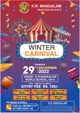 K.R Mangalam World School - Winter Carnival