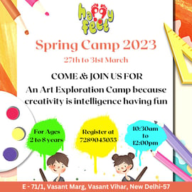 Happy Feet Play School - Spring Camp 2023