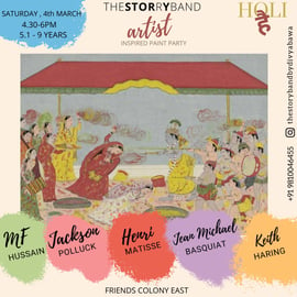 The Storry Band - Holi Special Artist Inspired Paint Party