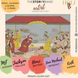 The Storry Band - Holi Special Artist Inspired Paint Party