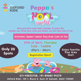 Oxford kids-Peppa's Pool Party