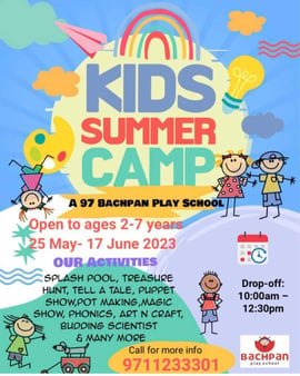 Bachpan Play School-Summer Camp