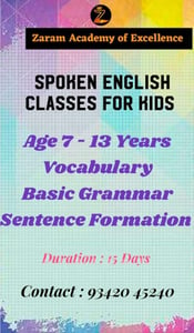 Zaram Academy Of Excellence-English Classes