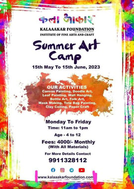 Kalaaakar Foundation-Summer Camp