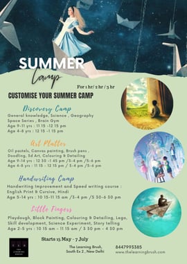 The Learning Brush-Summer Camp