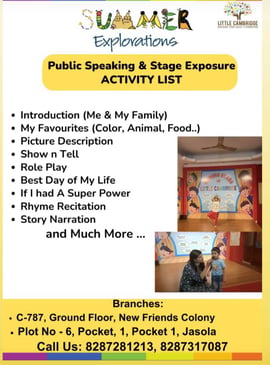 Little Cambridge-Public Speaking & Stage Exposure