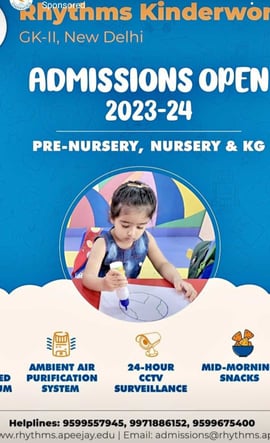 Rhythms Kinderworld-Admissions open