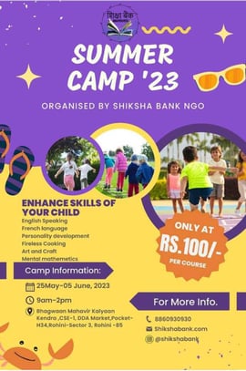 Shiksha Bank-Summer camp