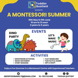 Toddler Quotient-A Montessori Summer