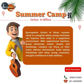 Syncopation school of music-Summer camp