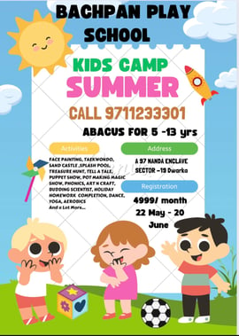 Bachpan play School-Kids Summer Camp