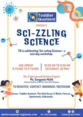 Toddler Quotient-Sci-zzling Science