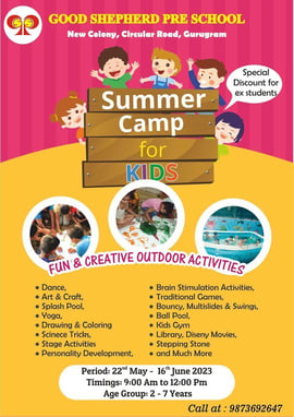 Good Shepherd Pre School-Summer Camp For Kids