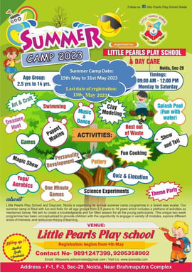 Little Pearls Play School-Summer camp