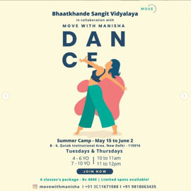 Bhaatkhande Sangit Vidyalaya- Move With Manisha Dance