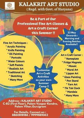 Kalakrit Art Studio-Fine Art Classes & Art n Craft Corner