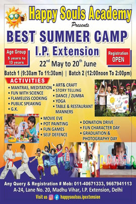 Happy Souls Academy-Best Summer Camp