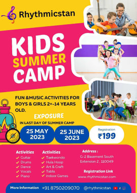 Rhythmicstan-Kids Summer Camp