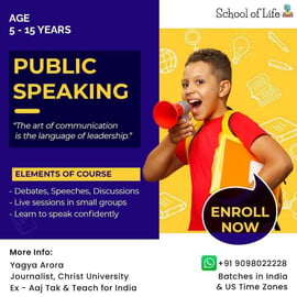 School of Life-Public Speaking Classes