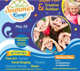 Rhythm Playschool-Kids Summer camp