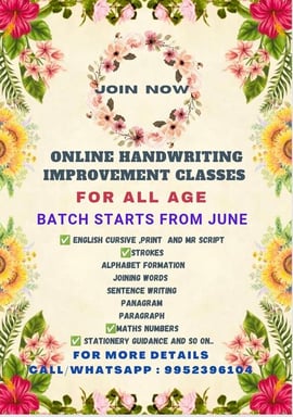 Stem & Reading and Writing Classes by Ambika-Handwriting Improvement Classes