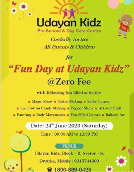 Udayan Kidz-Fun Day