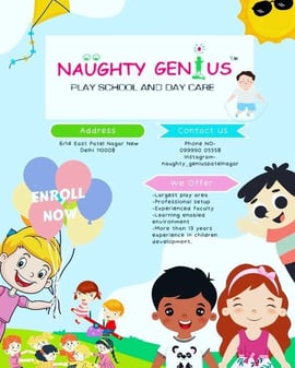 Naughty Genius Play School and Day Care-Admission Open