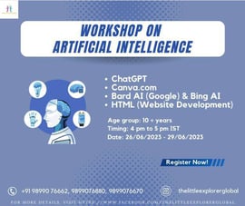 The Little Explorer-Artificial Intelligence Workshop