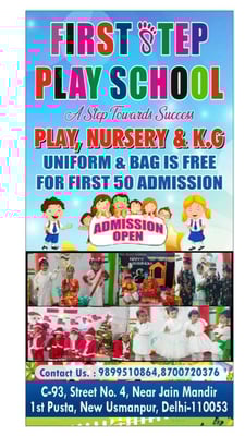 First Step Learning School-Admission Open