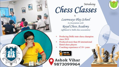 Learnways Playschool N Royal Chess Academy-Chess Classes