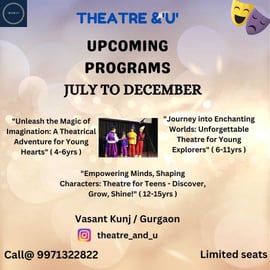 Theatre & U-Upcoming Programs