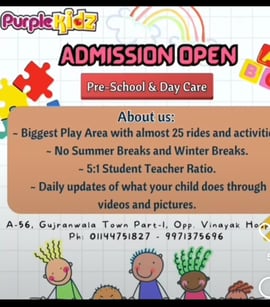 Purple Kidz-Admission Open