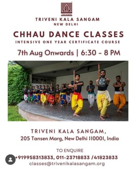 Triveni Kala Sangam-CHHAU DANCE CLASSES