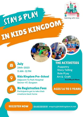 Kids Kingdom Pre-School-STAY & PLAY IN KIDS KINGDOM