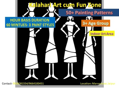 Art Class-Kalahari Art cum Fun Zone (50+Painting Patterns)