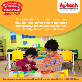 Aptech International Preschool-Admissions Open