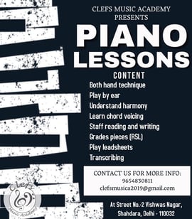 Clefs Music Academy-PIANO LESSONS