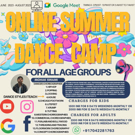 Mohak Swami-Online Summer Dance Camp