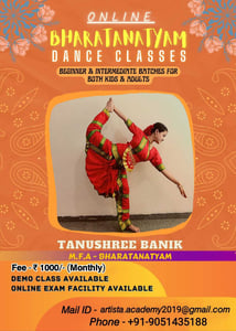 Kalaniketan Artist Club-ONLINE BHARATANATYAM DANCE CLASSES