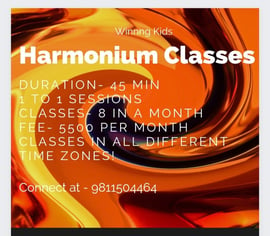 Winning Kids-Harmonium classes