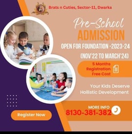 Brats n Cuties-Pre-School Admission